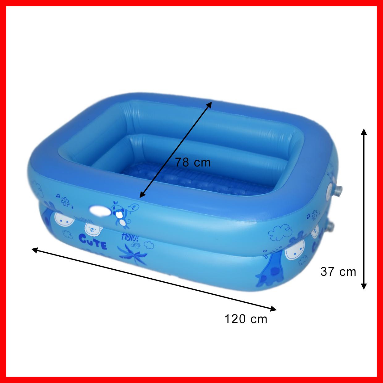 BabySPA Home Spa 2 Layer Pool (120 x 78 x 37cm) 